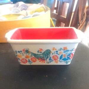 Floral Bird Design Ceramic Dish The Pioneer Woman